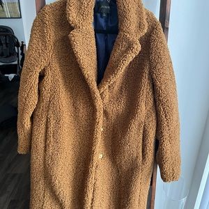 J Crew teddy bear coat